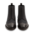 Wool Brogue Boots - Enzmere Shoes